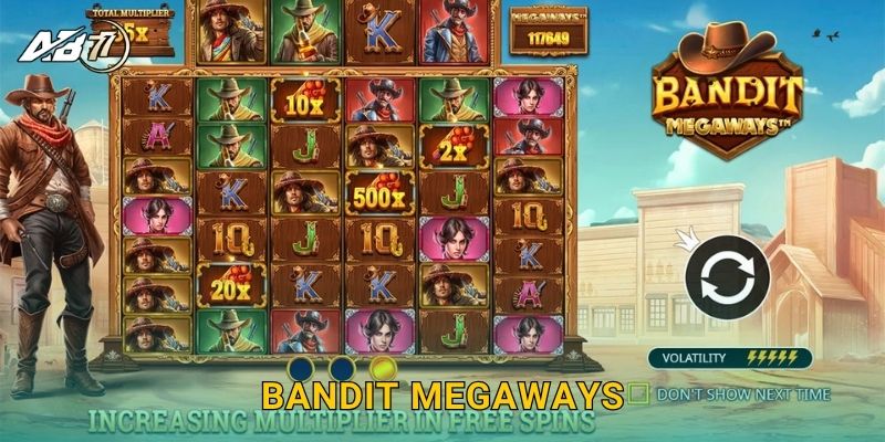 Bandit Megaways phiêu lưu – Săn kho báu hoang dã tại Ab77